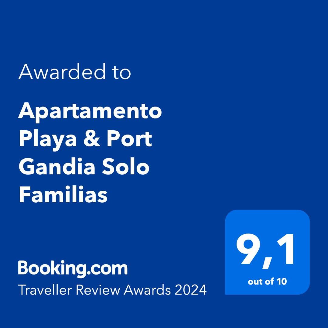 Apartamento Playa & Port Gandia Solo Familias Eksteriør billede